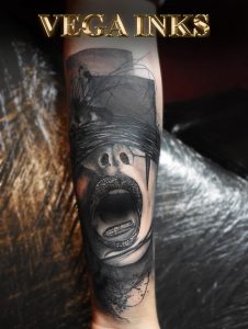 Tatuaj realistic horror